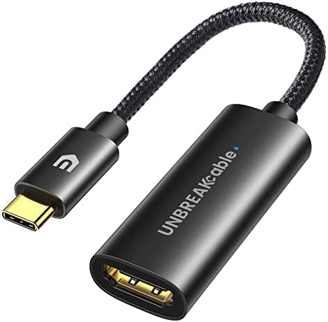 מתאם USB C לשבירה ל- HDMI, סוג C ל- HDMI מתאם 4K@60Hz [Thunderbolt 3 תואם], פלט שמע וידאו עבור MacBook